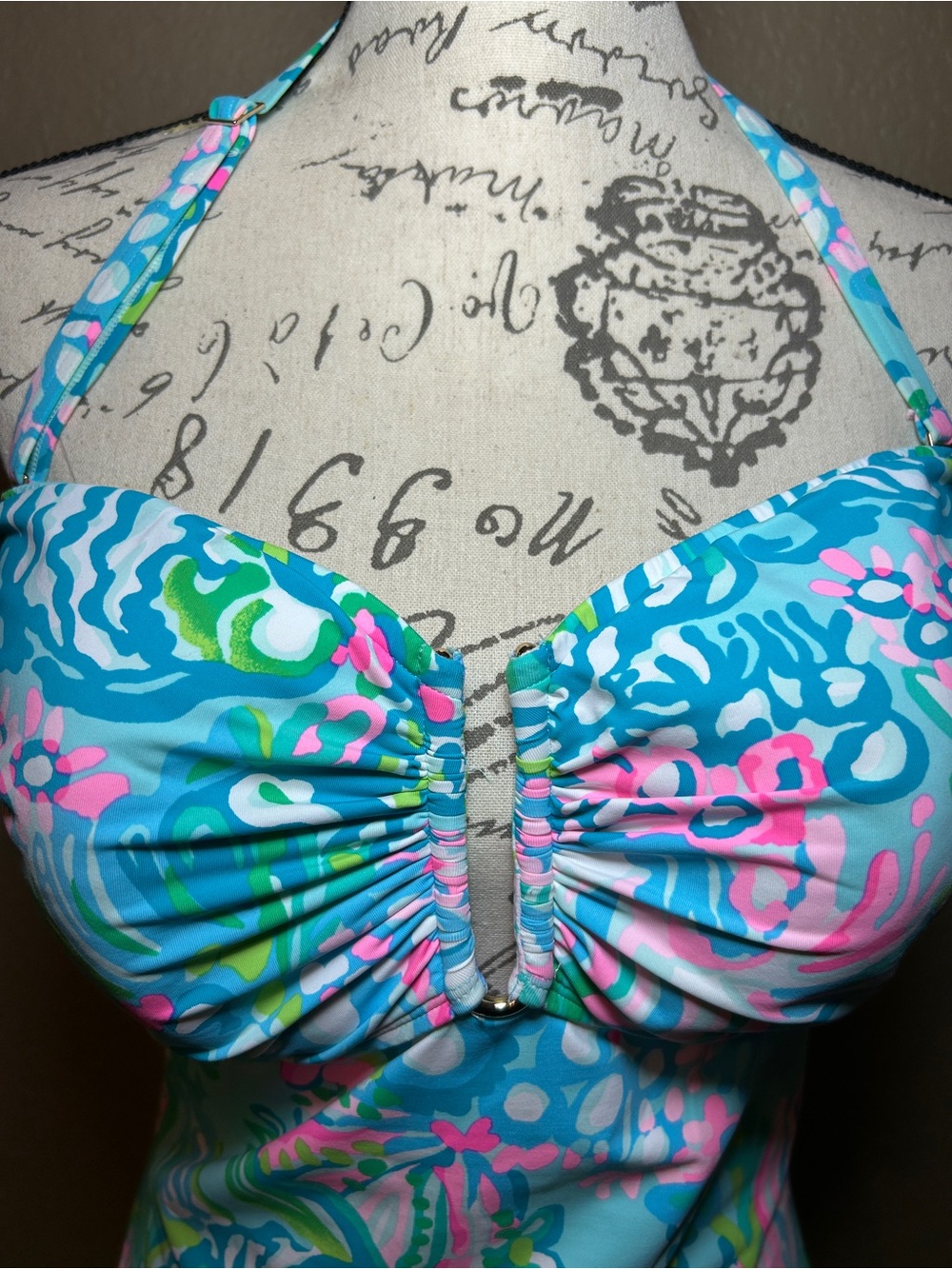 Lilly Pulitzer Dru One-Piece Swimsuit Size 16 - Picture 8 of 11
